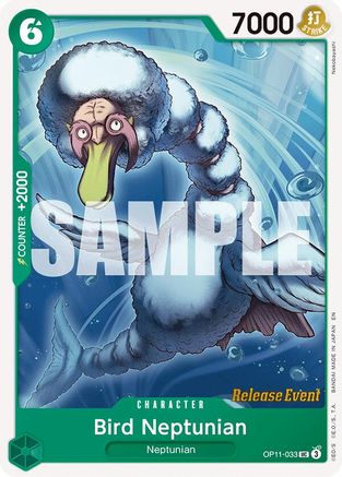 Bird Neptunian (OP11-033) - A Fist of Divine Speed Release Event Cards