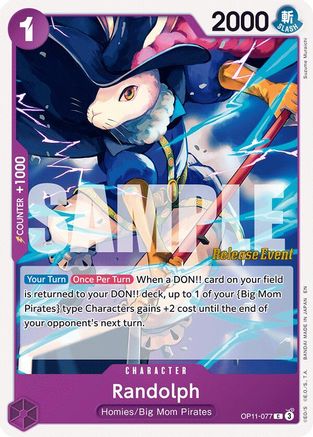 Image of Randolph (OP11-077) - A Fist of Divine Speed Release Event Cards