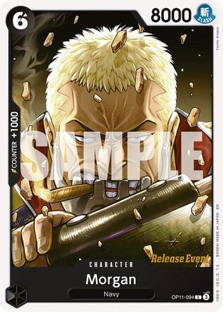 Image of Morgan (OP11-094) - A Fist of Divine Speed Release Event Cards