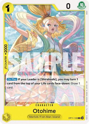 Image of Otohime (OP11-100) - A Fist of Divine Speed Release Event Cards