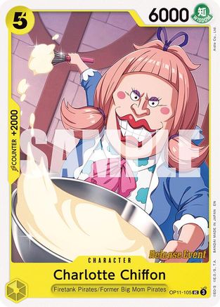 Image of Charlotte Chiffon (OP11-105) - A Fist of Divine Speed Release Event Cards