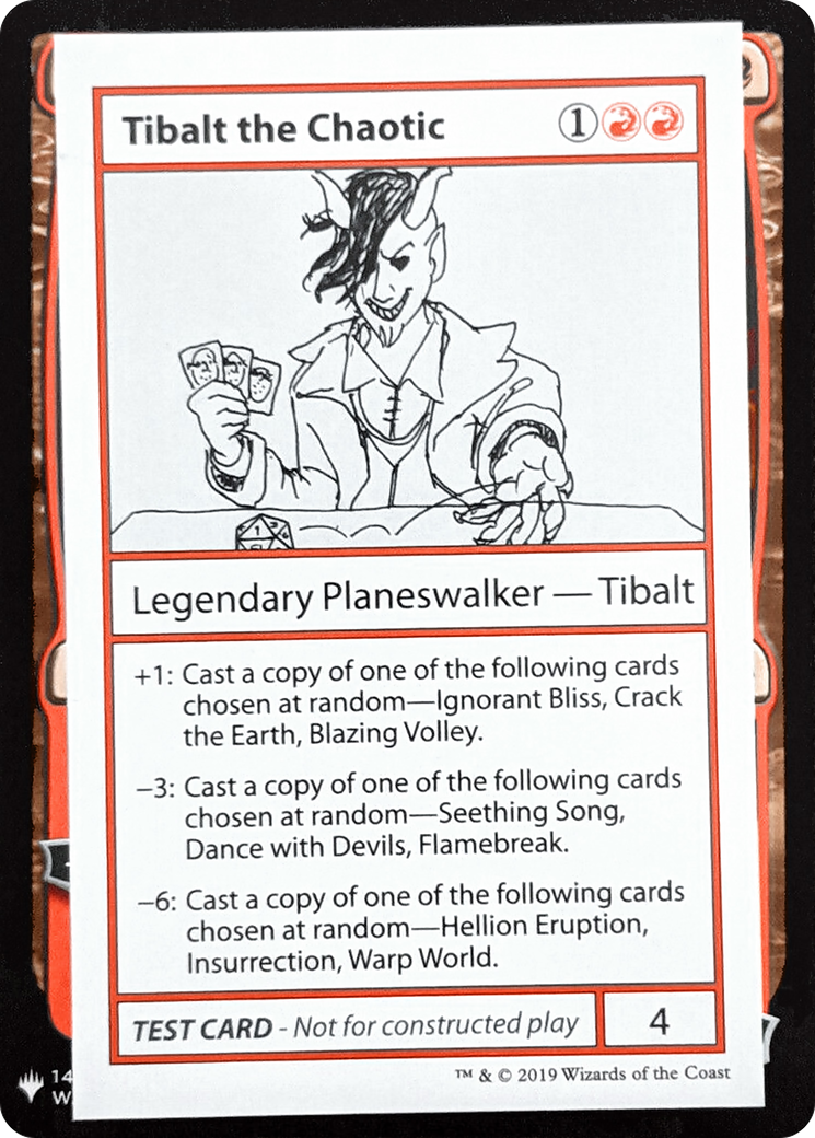 Image of Tibalt the Chaotic (CMB1-066) - Mystery Booster Playtest Cards 2019