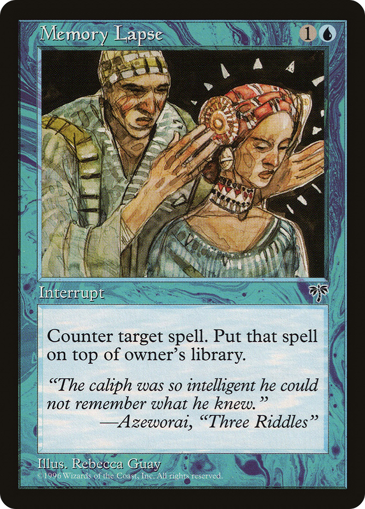 Image of Memory Lapse (MIR-) - Mirage