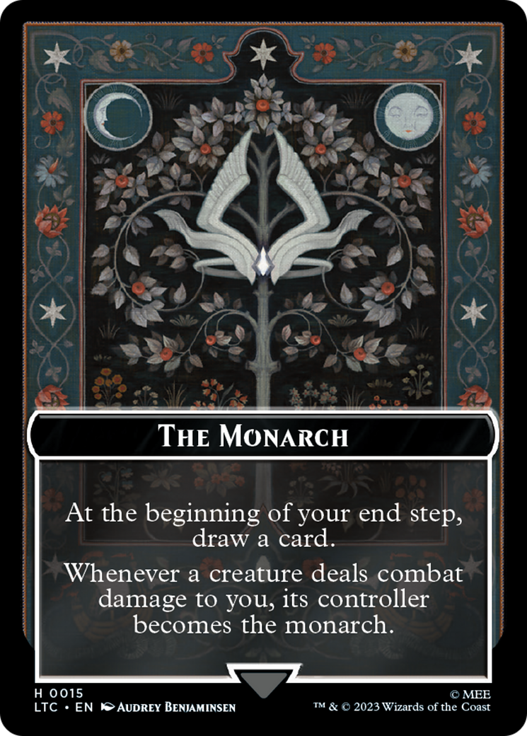 Image of The Monarch (TLTC-015) - Tales of Middle-earth Commander Tokens