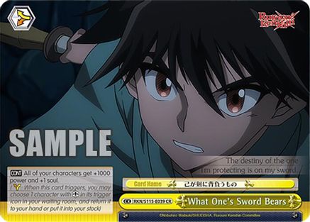Image of What One's Sword Bears (RKN/S115-E039 CR) - Rurouni Kenshin