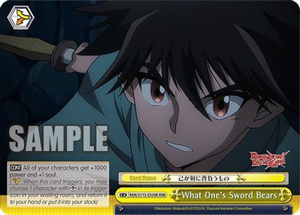 Image of What One's Sword Bears (RRR) (RKN/S115-E039R RRR) - Rurouni Kenshin