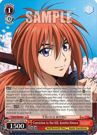 Image of Conviction to Not Kill, Kenshin Himura (RKN/S115-E047 R) - Rurouni Kenshin