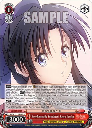 Image of Swordsmanship Sweetheart, Kaoru Kamiya (RKN/S115-E049 R) - Rurouni Kenshin
