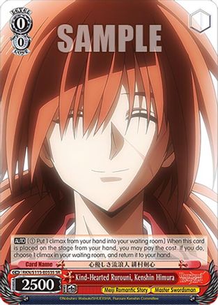 Image of Kind-Hearted Rurouni, Kenshin Himura (SR) (RKN/S115-E053S SR) - Rurouni Kenshin