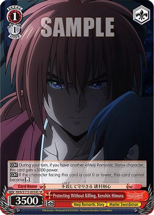 Image of Protecting Without Killing, Kenshin Himura (SR) (RKN/S115-E054S SR) - Rurouni Kenshin