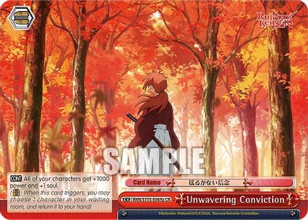 Image of Unwavering Conviction (A) (RKN/S115-E069a CR) - Rurouni Kenshin