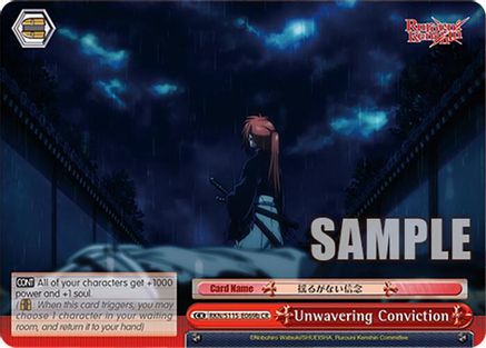 Image of Unwavering Conviction (B) (RKN/S115-E069b CR) - Rurouni Kenshin