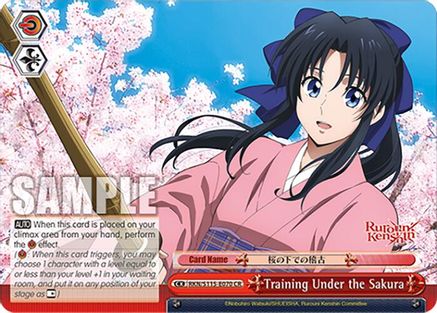 Image of Training Under the Sakura (RKN/S115-E070 CR) - Rurouni Kenshin