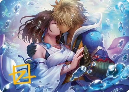 Image of Together Forever Art Card (Gold-Stamped Signature) (AAFIN-032) - Art Series: FINAL FANTASY