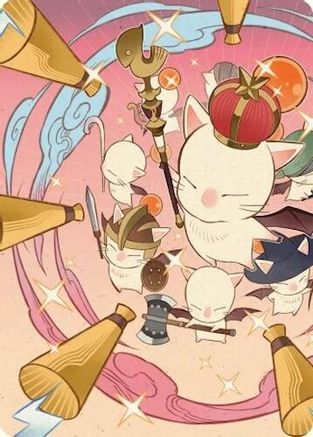 Image of Summon: Good King Mog XII Art Card (AAFIN-041) - Art Series: FINAL FANTASY