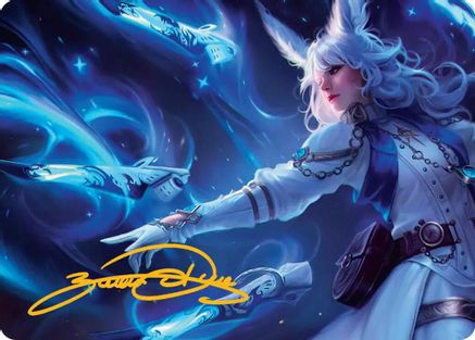Image of Sage's Nouliths Art Card (Gold-Stamped Signature) (AAFIN-005) - Art Series: FINAL FANTASY