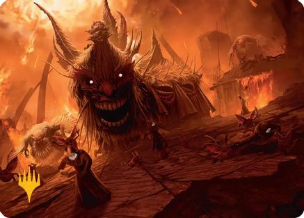 Image of The Final Days Art Card (Gold-Stamped Planeswalker Symbol) (AAFIN-006) - Art Series: FINAL FANTASY