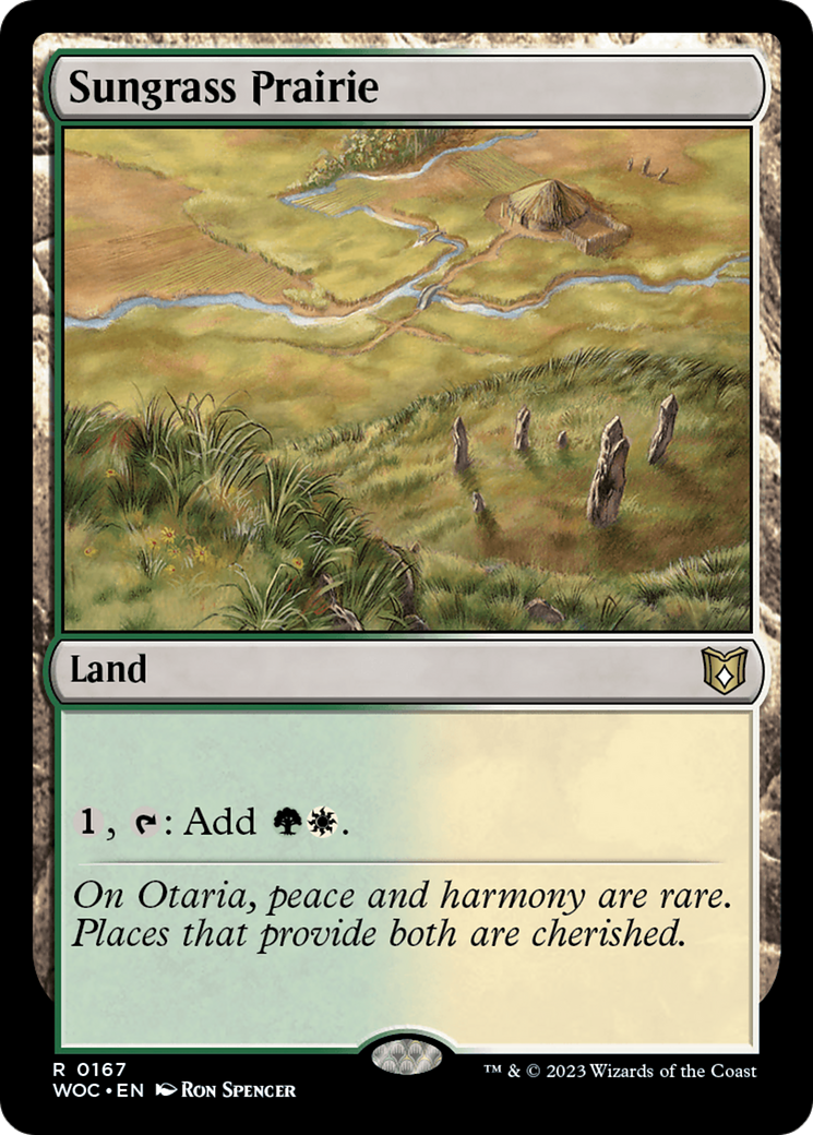 Image of Sungrass Prairie (WOC-167) - Wilds of Eldraine Commander