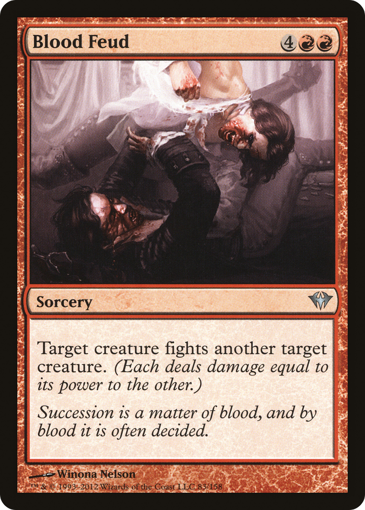 Image of Blood Feud (DKA-083) - Dark Ascension Foil