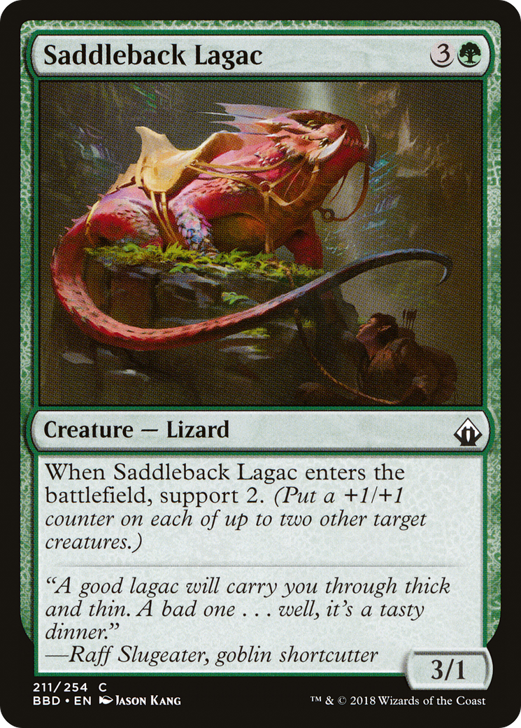 Image of Saddleback Lagac (BBD-211) - Battlebond