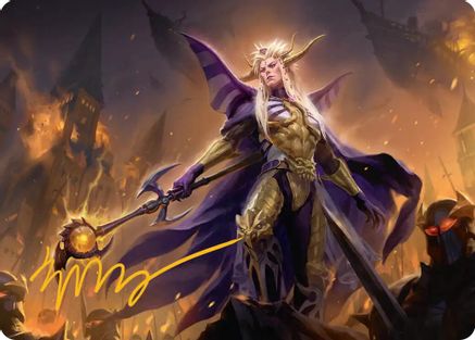 Image of The Emperor of Palamecia Art Card (Gold-Stamped Signature) (AAFIN-013) - Art Series: FINAL FANTASY