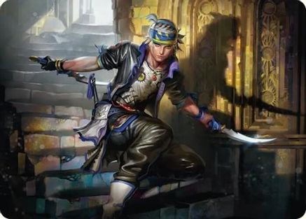 Image of Locke Cole Art Card (AAFIN-015) - Art Series: FINAL FANTASY
