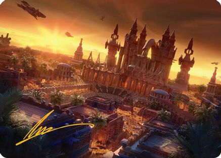 Image of Rabanastre, Royal City Art Card (Gold-Stamped Signature) (AAFIN-018) - Art Series: FINAL FANTASY