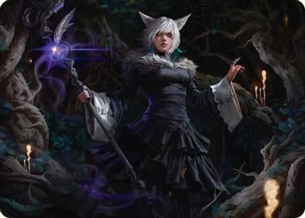 Image of Y'shtola, Night's Blessed Art Card (21) (AAFIN-021) - Art Series: FINAL FANTASY
