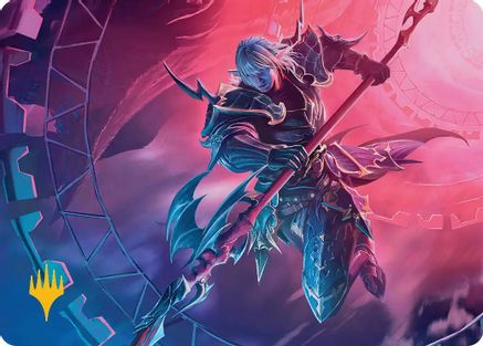 Image of Estinien Varlineau Art Card (Gold-Stamped Planeswalker Symbol) (AAFIN-028) - Art Series: FINAL FANTASY