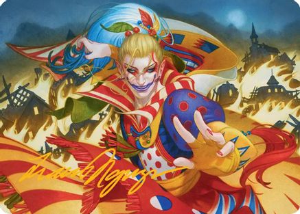 Image of Ruinous Ultimatum Art Card (Gold-Stamped Signature) (AAFIN-033) - Art Series: FINAL FANTASY