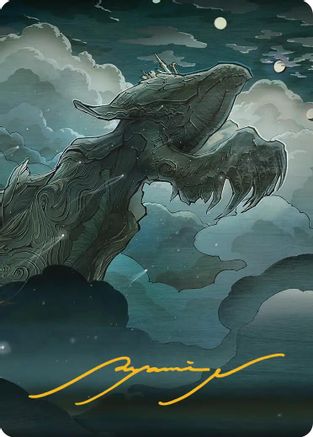 Image of Sin, Spira's Punishment Art Card (Gold-Stamped Signature) (AAFIN-036) - Art Series: FINAL FANTASY