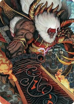 Image of Braska's Final Aeon Art Card (AAFIN-039) - Art Series: FINAL FANTASY