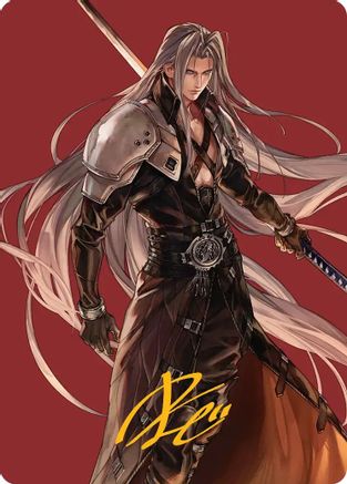 Image of Sephiroth, Fabled SOLDIER Art Card (Gold-Stamped Signature) (AAFIN-044) - Art Series: FINAL FANTASY