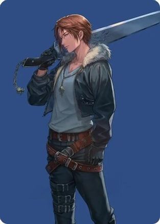 Image of Squall, SeeD Mercenary Art Card (AAFIN-047) - Art Series: FINAL FANTASY