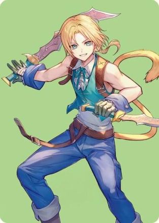 Image of Zidane, Tantalus Thief Art Card (AAFIN-049) - Art Series: FINAL FANTASY