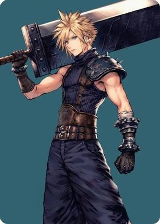 Image of Cloud, Ex-SOLDIER Art Card (AAFIN-050) - Art Series: FINAL FANTASY