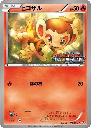 Image of Chimchar - 171/BW-P (171/BW-P) - BWP Promotional cards