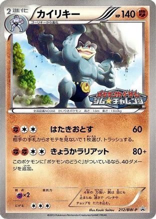Image of Machamp - 212/BW-P (212/BW-P) - BWP Promotional cards