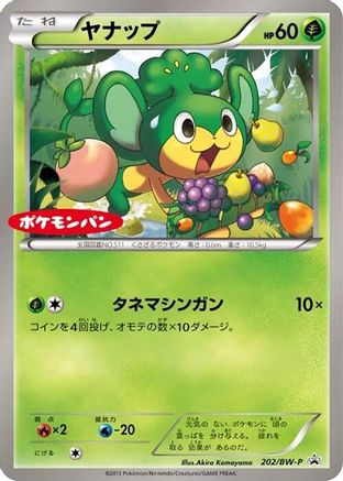 Image of Pansage - 202/BW-P (202/BW-P) - BWP Promotional cards