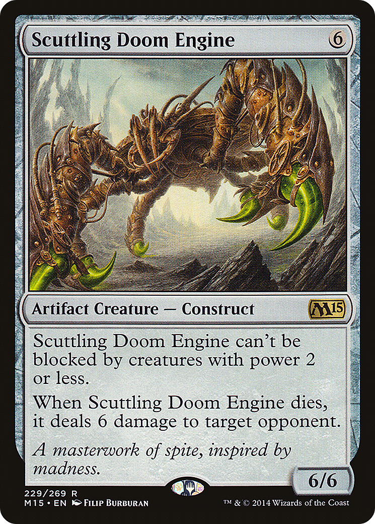 Image of Scuttling Doom Engine (M15-229) - Magic 2015 Foil