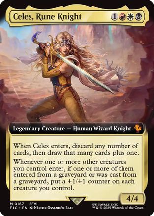 Image of Celes, Rune Knight (Extended Art) (FIC-167) - Commander: FINAL FANTASY Foil