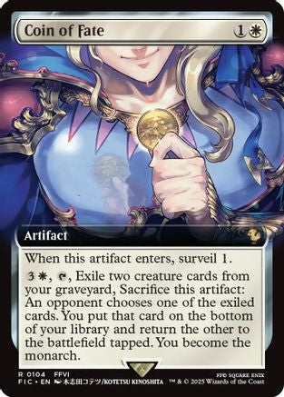 Image of Coin of Fate (Extended Art) (FIC-104) - Commander: FINAL FANTASY Foil