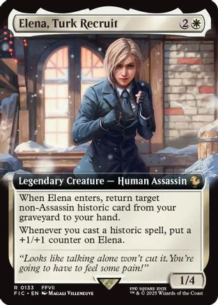 Image of Elena, Turk Recruit (Extended Art) (FIC-133) - Commander: FINAL FANTASY
