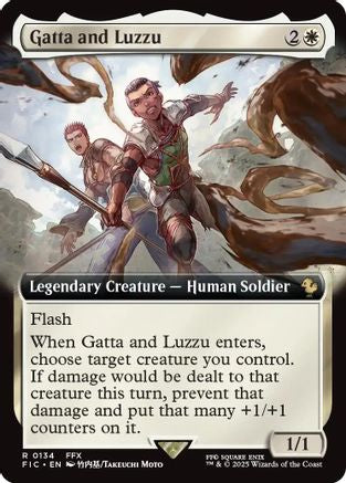 Image of Gatta and Luzzu (Extended Art) (FIC-134) - Commander: FINAL FANTASY