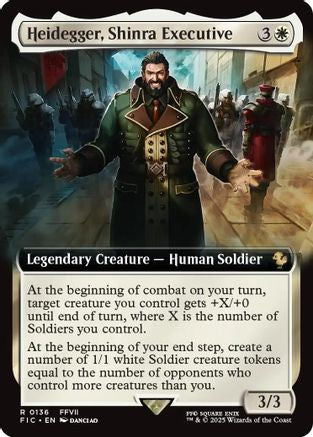 Image of Heidegger, Shinra Executive (Extended Art) (FIC-136) - Commander: FINAL FANTASY