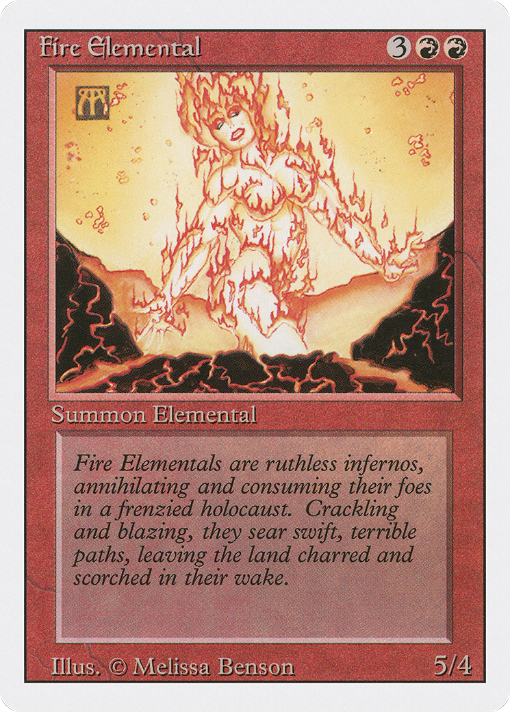 Image of Fire Elemental (3ED-) - Revised Edition