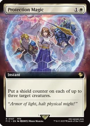 Image of Protection Magic (Extended Art) (FIC-107) - Commander: FINAL FANTASY