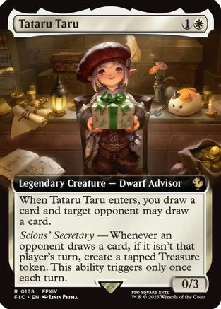 Image of Tataru Taru (Extended Art) (FIC-138) - Commander: FINAL FANTASY Foil