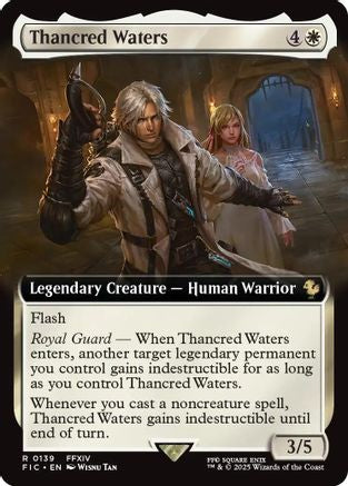 Image of Thancred Waters (Extended Art) (FIC-139) - Commander: FINAL FANTASY Foil
