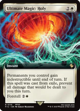 Image of Ultimate Magic: Holy (Extended Art) (FIC-110) - Commander: FINAL FANTASY